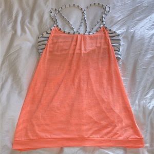 Athleta Coral Hidden Agenda Tank Top XL